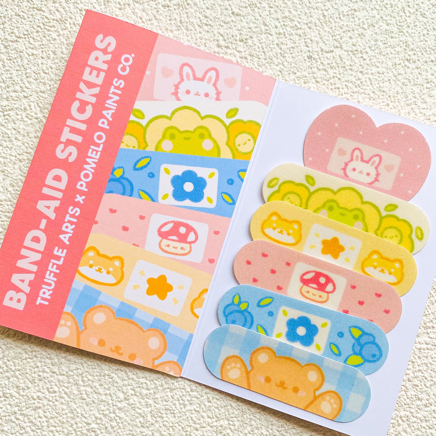 Pomelo Paints Co. Collab Band-Aid Sticker Pack