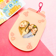 Load image into Gallery viewer, Pomelo Paints Co. Collab Photocard Holder Acrylic Keychain