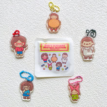 Load image into Gallery viewer, Bob&#39;s Burgers Mystery Glitter Keychain
