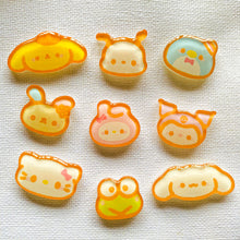Load image into Gallery viewer, Sanrio Character Glitter Acrylic Pins