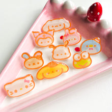 Load image into Gallery viewer, Sanrio Character Glitter Acrylic Pins