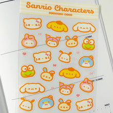 Load image into Gallery viewer, Sanrio Characters Transparent Sticker Sheet
