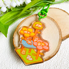 Load image into Gallery viewer, Spring Cattos Holographic Keychain