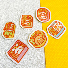 Load image into Gallery viewer, Animal Bento Glitter Vinyl Sticker