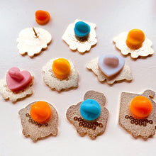 Load image into Gallery viewer, Breakfast Friends Mini Enamel Pins