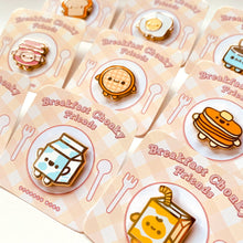 Load image into Gallery viewer, Breakfast Friends Mini Enamel Pins