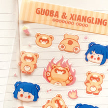 Load image into Gallery viewer, Guoba & Xiangling Sticker Sheet