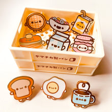 Load image into Gallery viewer, Breakfast Friends Mini Enamel Pins