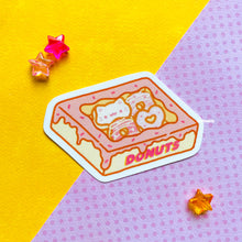Load image into Gallery viewer, Cat Donuts Glitter Vinyl Sticker

