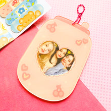 Load image into Gallery viewer, Pomelo Paints Co. Collab Photocard Holder Acrylic Keychain
