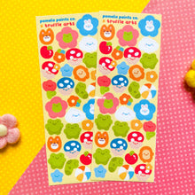 Load image into Gallery viewer, Pomelo Paints Co. Collab Glitter Sticker Sheet
