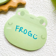 Load image into Gallery viewer, Wawa the Frog Sticky Memo Pad
