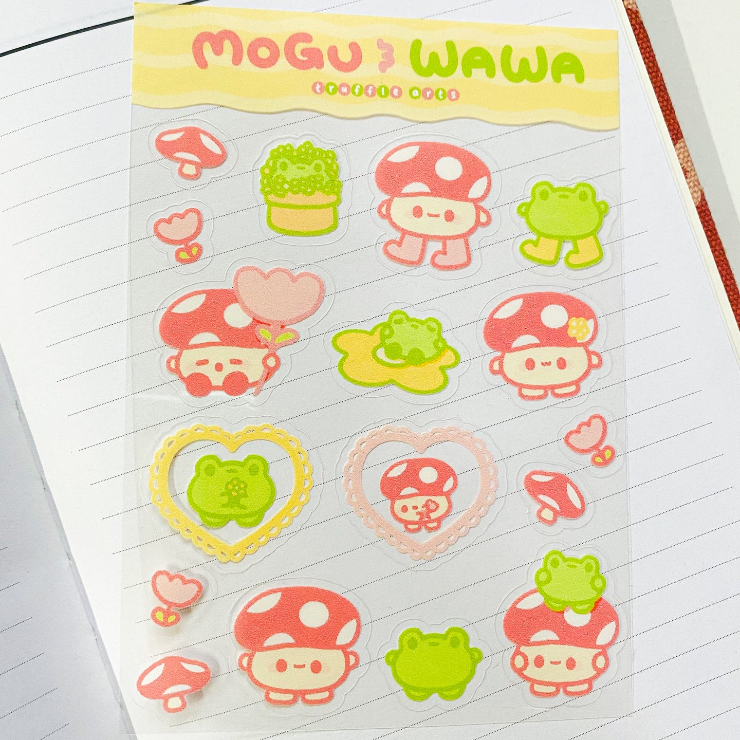 Mogu & Wawa Transparent Sticker Sheet