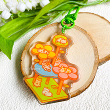 Load image into Gallery viewer, Spring Cattos Holographic Keychain
