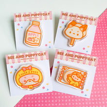 Load image into Gallery viewer, Bee and Puppycat Acrylic Pins
