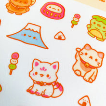 Load image into Gallery viewer, Japanese Culture Glitter Sticker Sheet
