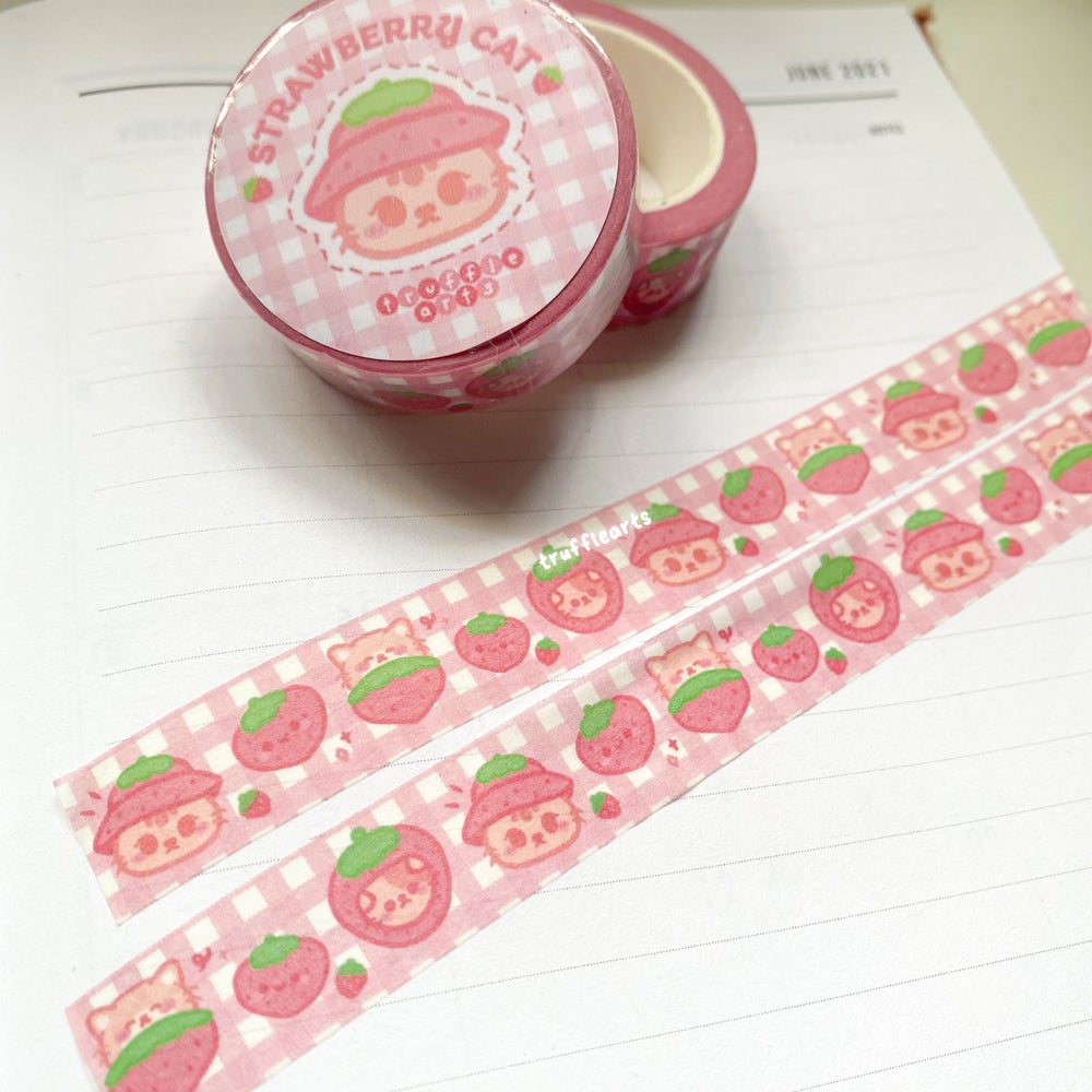 Strawberry Cat Washi Tape