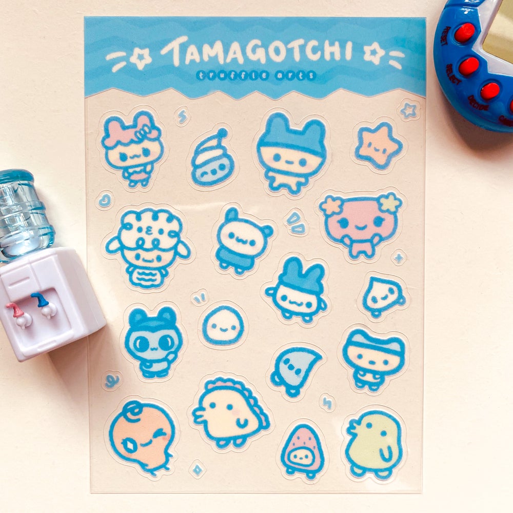 Tamagotchi Doodles Sticker Sheet